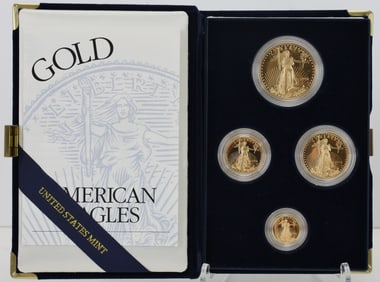 American Eagle Gold Bullion Coin Set, 2010