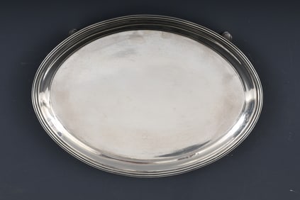 John Emes Georgian British Sterling Silver Salver