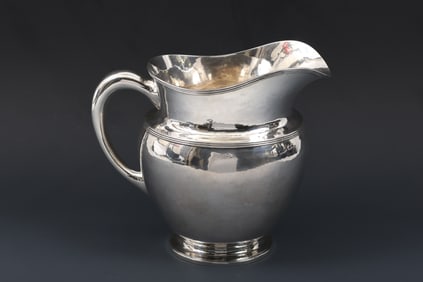 James T. Woolley Sterling Silver Pitcher