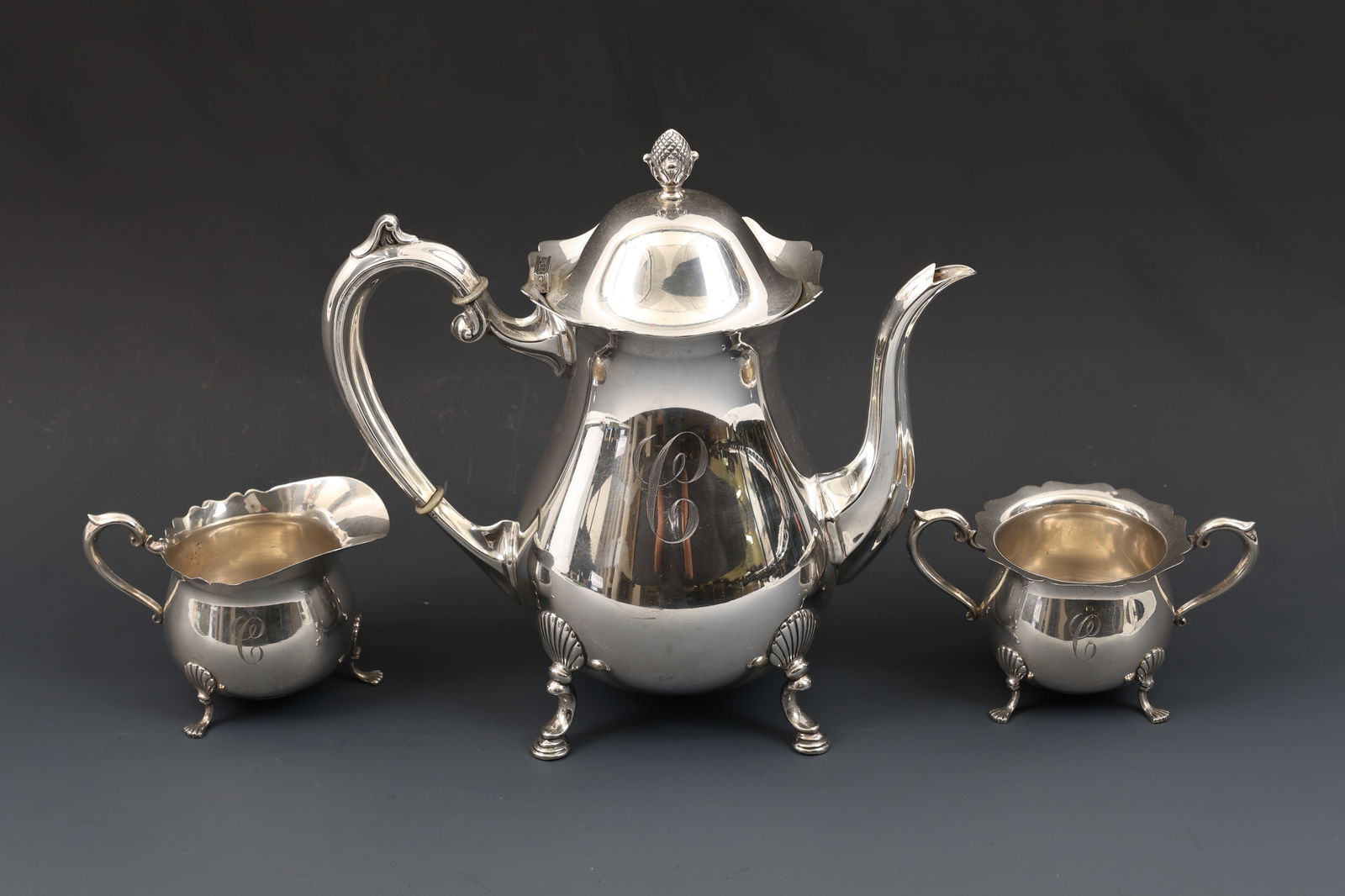 Fisher "Jack Shepard" Sterling Silver Tea Service (1 of 12)
