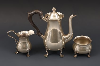 Black, Starr, and Gorham Sterling Silver Demitasse Service