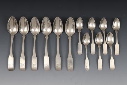 American Coin Silver Spoons