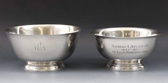 Sterling Silver "Paul Revere Reproduction" Bowls