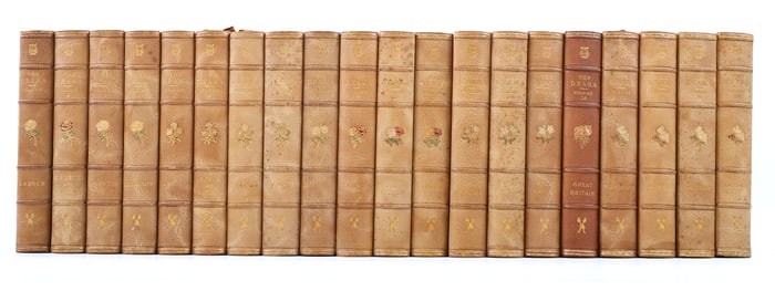 "The Drama" set 1903 Fine Bindings