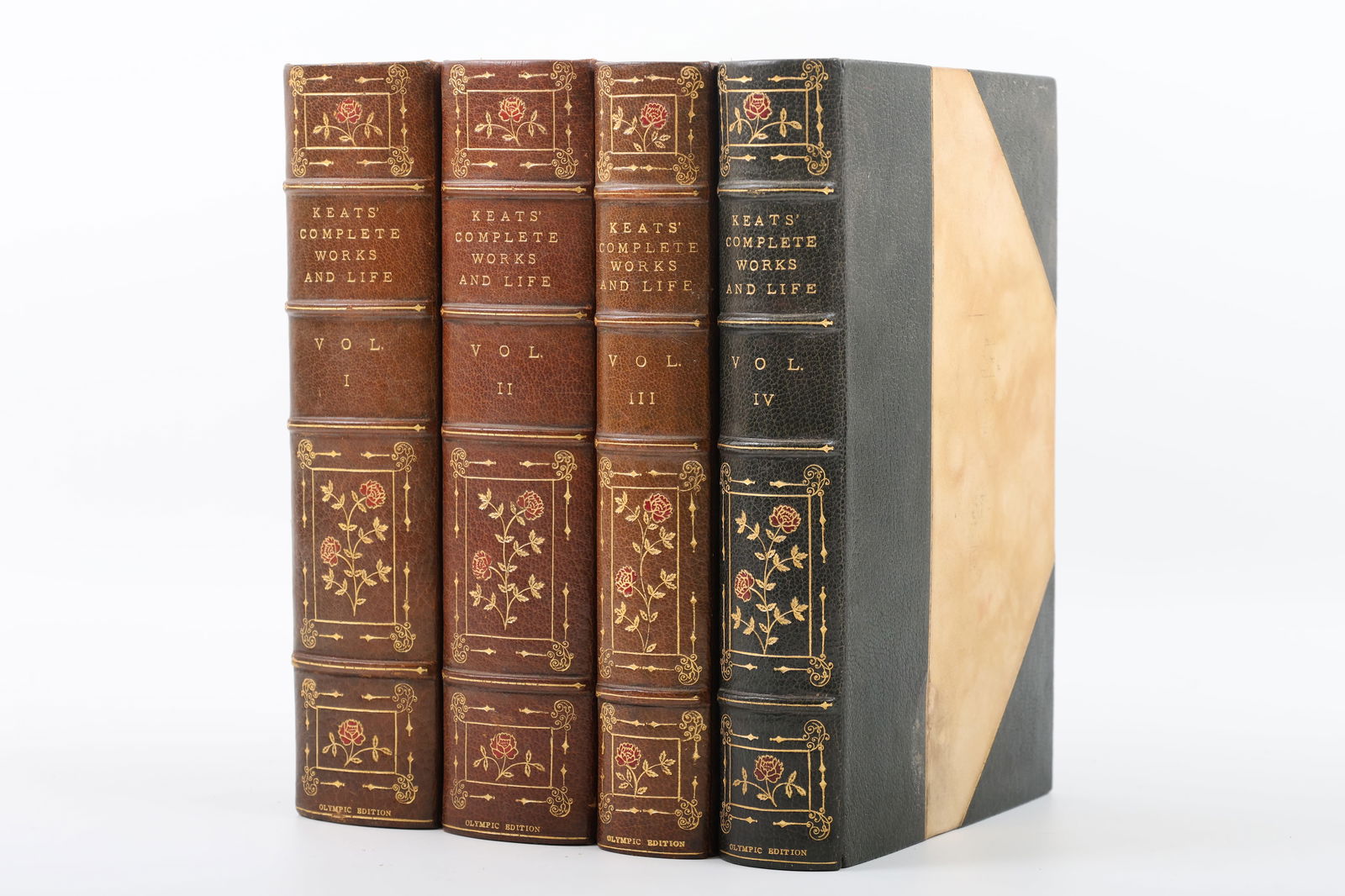 "The Complete Works of John Keats" set 1904-6 Fine Bindings (1 of 17)