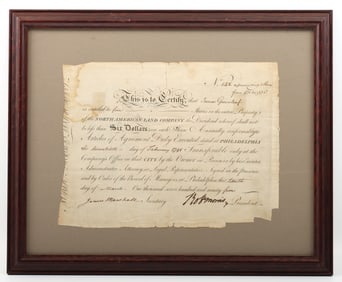 Autograph of Robert Morris