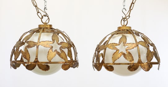 Brutalist Torch Cut Light Fixtures