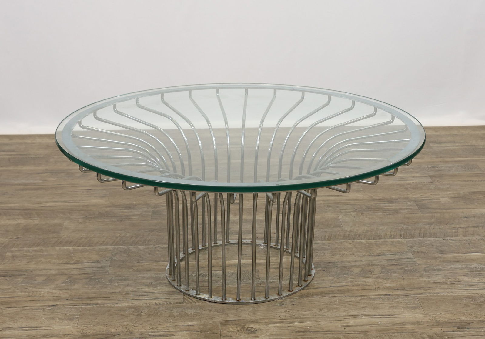 Chrome and Glass Coffee Table (1 of 9)
