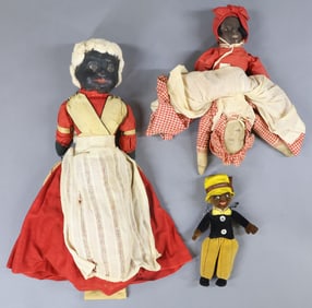 CLOTH DOLLS/BLACK DOLLS.