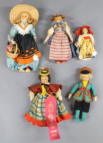DOLLS REPRESENTING FOREIGN COUNTRIES.