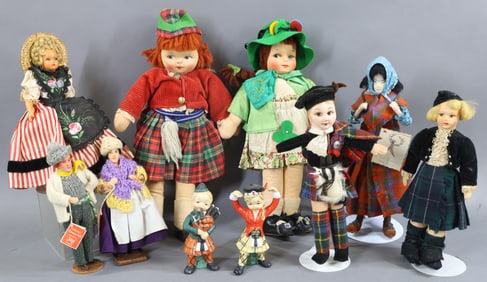 DOLLS REPRESENTING FOREIGN COUNTRIES.