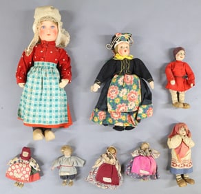 DOLLS REPRESENTING FOREIGN COUNTRIES.