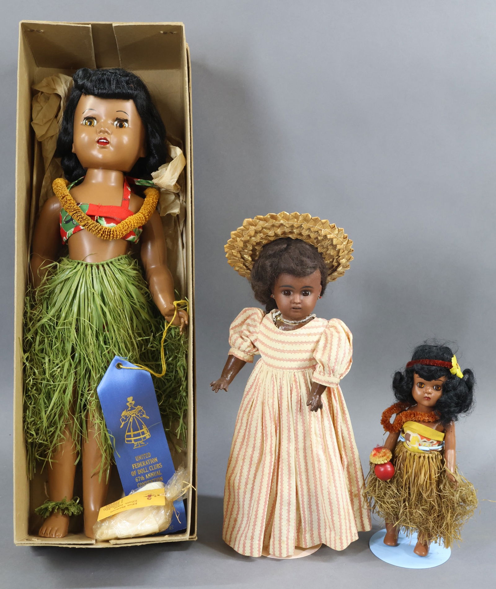 BLACK & NATIVE AMERICAN DOLLS. (1 of 11)