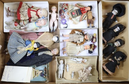 ANTIQUE DOLLS 8"/UNDER.