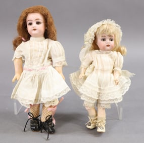 ANTIQUE GERMAN DOLLS 8"/UNDER.
