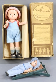 COMPOSITION DOLLS.