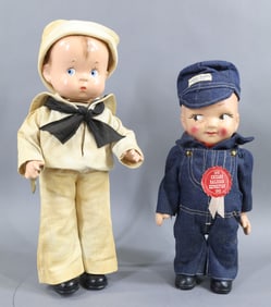 COMPOSITION DOLLS.