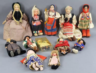 DOLLS REPRESENTING FOREIGN COUNTRIES.