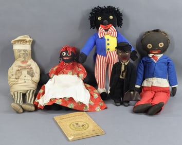 BLACK CLOTH DOLLS.