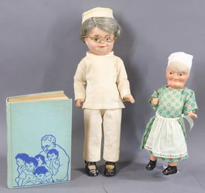 COMPOSITION DOLLS.