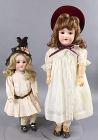 GERMAN BISQUE DOLLS.
