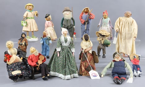 FOLK ART/TYPE DOLLS.