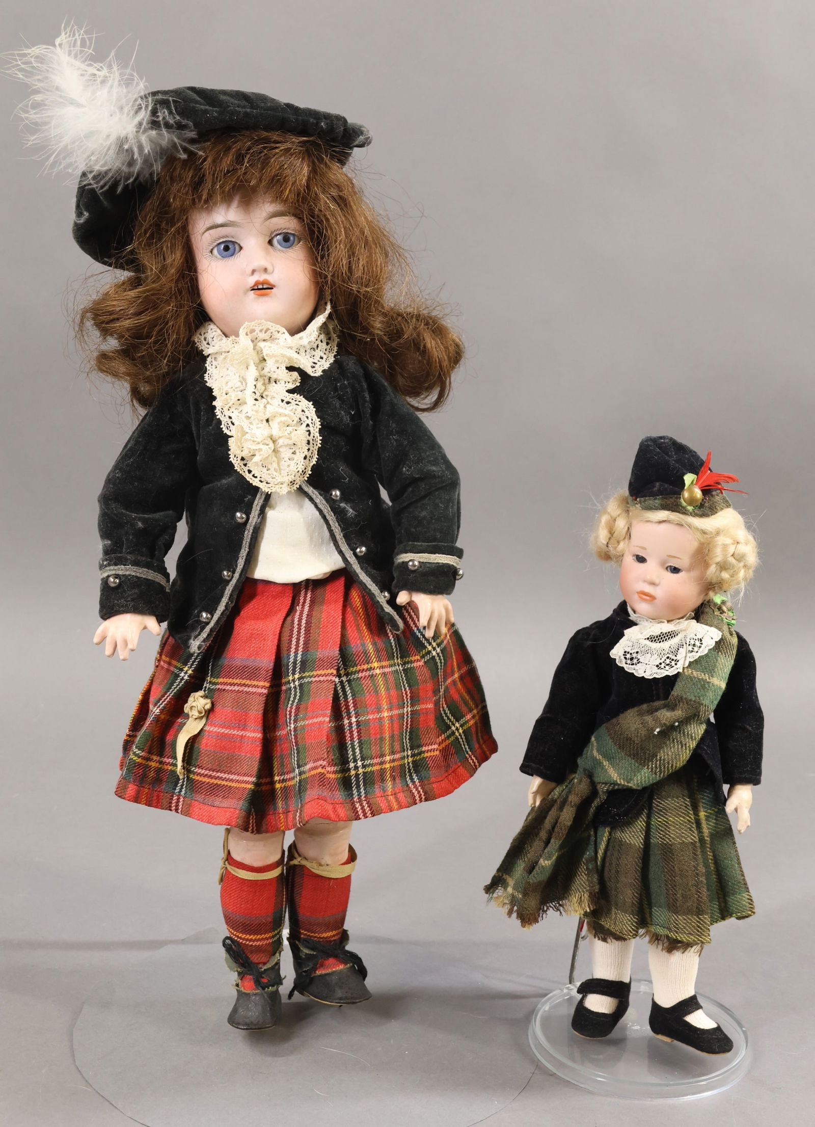 GERMAN BISQUE DOLLS.