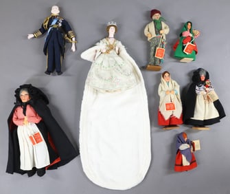 DOLLS REPRESENTING FOREIGN COUNTRIES.