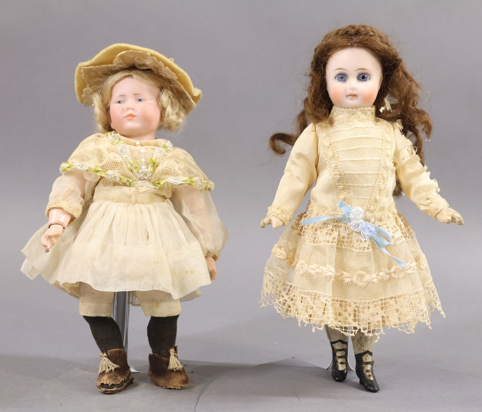 GERMAN BISQUE DOLLS 12" UNDER. (1 of 14)