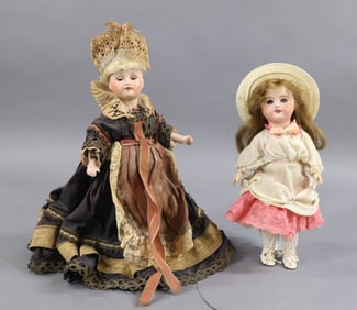 FRENCH BISQUE DOLLS.