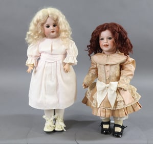 FRENCH BISQUE DOLLS.