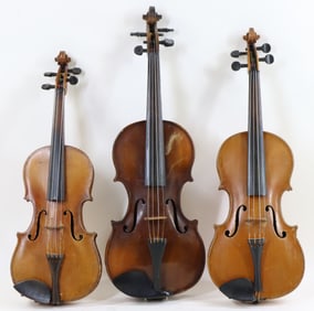 Lot of 3 Violins