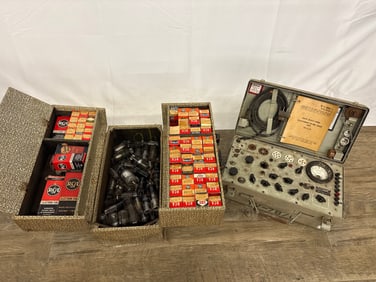 Vintage Vacuum Tubes and Tube Tester