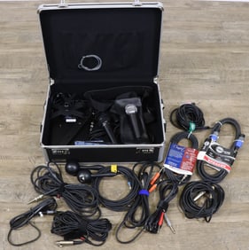 Vaultz Mic Locker Case with Assorted Mics & Audio Cables