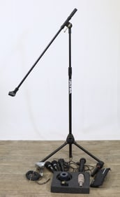 Assorted Microphones & Mic Stands