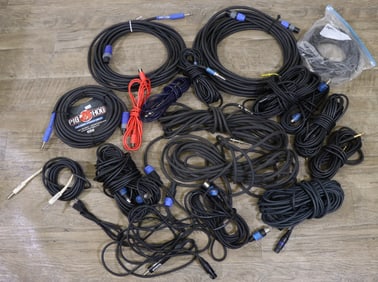 Assorted Audio Cables & Computer Cables