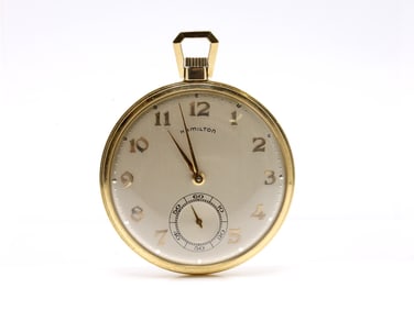 Hamilton 14k Pocketwatch, 23 Jewel