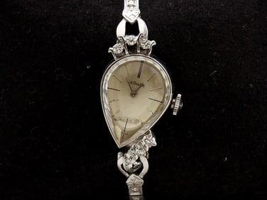 Lecoultre Ladies Watch 14k WG