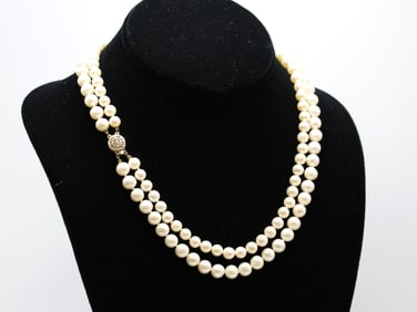 14k YG Pearl Necklace