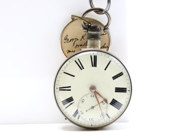 19th c. Sterling Silver Pocket Watch