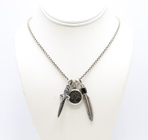 David Yurman Sterling Silver Necklace and Pendants