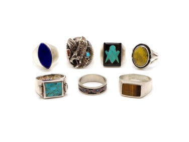 Native American Sterling Silver Rings
