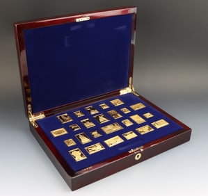 USPS Gold Plated Sterling Silver United We Stand Collection