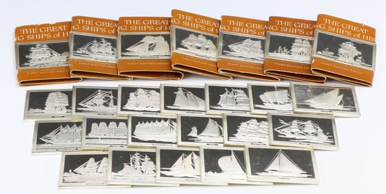 Franklin Mint Sterling Silver Great Sailing Ships of History