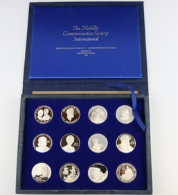 Franklin Mint Medallic Commemorative Society 1978 Sterling Silver Proofs