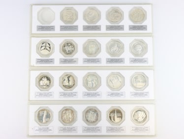 National Commemorative Society Sterling Silver Medals