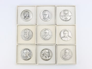 Medallic Art Company Fine Silver Hall of Fame Medals