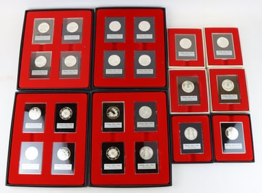 The Franklin Mint Sterling Silver Holiday Medals
