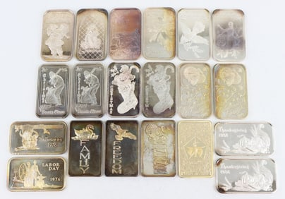 Madison Mint Fine Silver Holiday Ingots