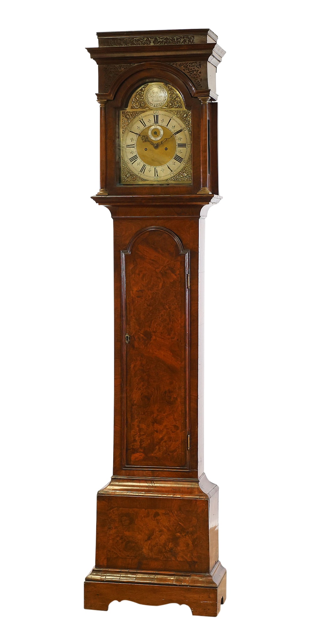 Georgian Burl-Walnut Tall Case Clock (1 of 20)
